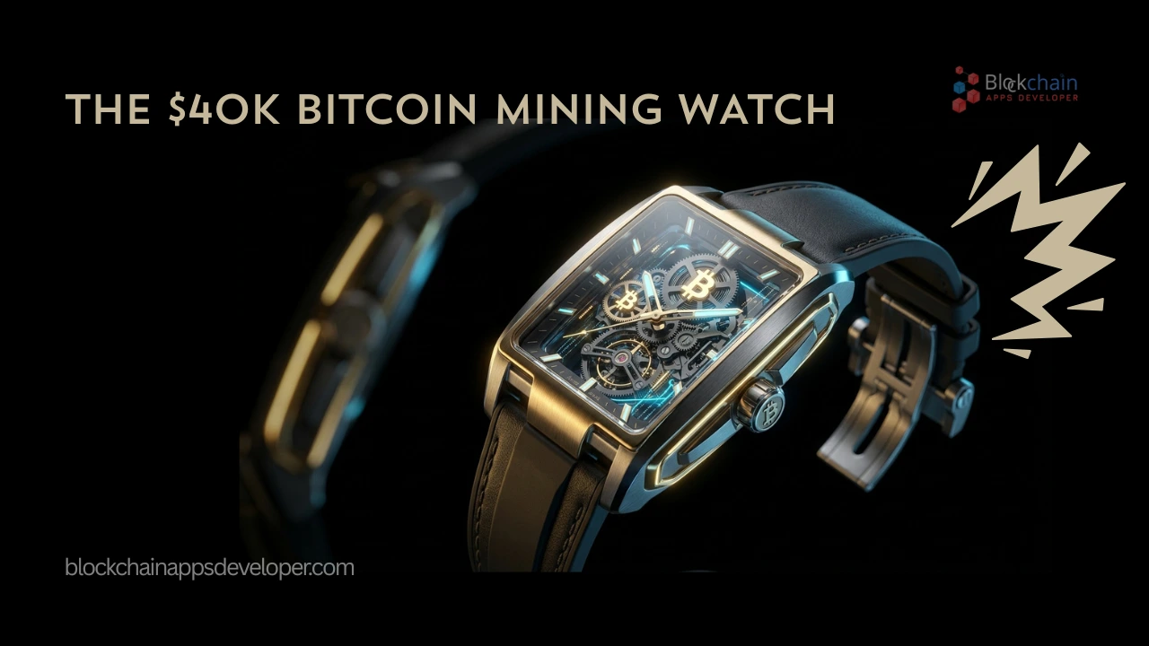Would You Pay $40,000 for a Watch That Generates Crypto? Would You Pay $40,000 for a Watch That Generates Crypto?